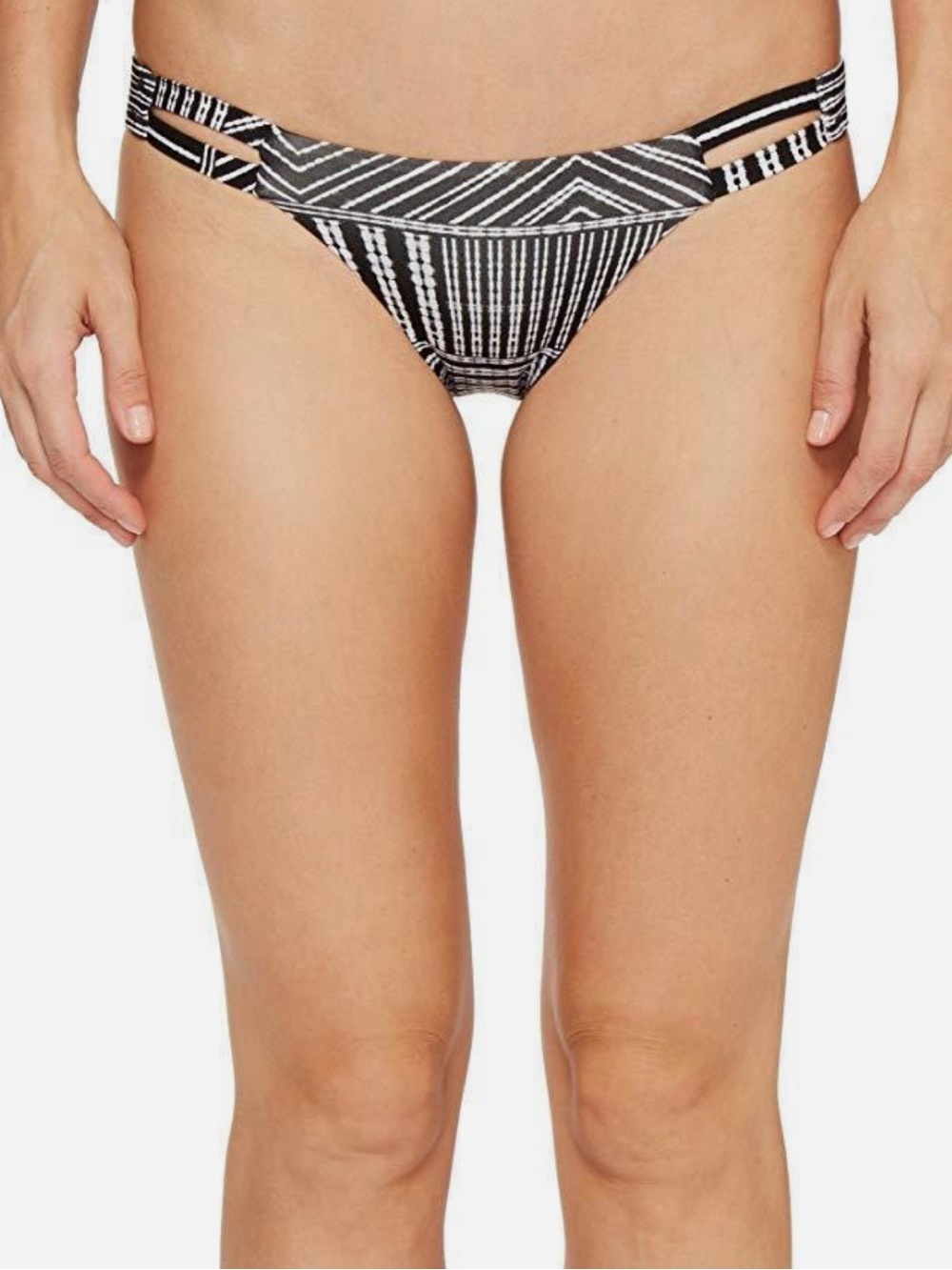 Vitamin A Tab Side Hipster Bikini Bottom Mustique Print Bikini Bottom